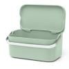 Poubelle de cuisine 22 cm, vert, Brabantia