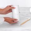 Verre porte brosse à dent MINDSET, blanc minéral, Brabantia