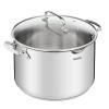 Marmite DUETTO+ G7196455 28 cm, 10 l, inox, Tefal