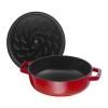 Faitout 24 cm, couvercle auto-obturant, cerise, fonte, Staub