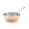 Sauteuse PRIMA MATERA 24 cm, pour induction, conique, cuivre, de Buyer