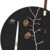 Galet repose-baguette  MATT BLACK, porcelaine, MIJ