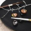 Galet repose-baguette  MATT BLACK, porcelaine, MIJ