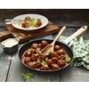 Poêle à frire 26 cm, manche en bois, fonte, Staub