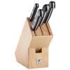 Bloc porte-couteaux GOURMET, 5 pièces, hêtre, Zwilling