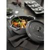 Faitout 30 cm, bleu foncé, en fonte, Staub