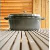 Faitout 30 cm, bleu foncé, en fonte, Staub