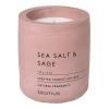 Bougie parfumée FRAGA, ⌀ 6,5 cm, Sel Marin & Sauge, Blomus