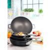 Wok CHOC RESTO EXTREME 32 cm, antiadhésif, aluminium, De Buyer