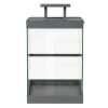 Lanterne FINCA 36 cm, gris acier, Blomus