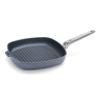 Poêle à griller DIAMOND LITE PRO 28 x 28 cm, manche inox, titane, WOLL