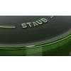 Faitout 28 cm, couvercle auto-obturant, fonte, basilic, Staub