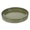 Assiette CARACTERE GOURMET kaki Cardamome REVOL