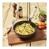 Sauteuse CHOC B BOIS 28 cm, aluminium, de Buyer