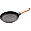 Poêle à frire 24 cm, manche bois, fonte, Staub
