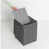 Empilable panier à linge Brabantia gris foncé point culminant 35 l