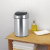 Poubelle à couvercle tactile TOUCH BIN 3 l, anti trdoigts, acier mat, Brabantia