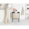Poubelle à couvercle tactile TOUCH BIN 3 x 11 l, champagne, Brabantia