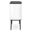 Poubelle à couvercle tactile BO 3 x 11 l, blanc, Brabantia