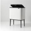 Poubelle à couvercle tactile BO 3 x 11 l, blanc, Brabantia