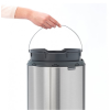 Poubelle à couvercle tactile TOUCH BIN NEW 30 l, résistant aux traces de doigts, acier mat, Brabantia