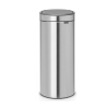 Poubelle à couvercle tactile TOUCH BIN NEW 30 l, anti-traces, acier mat, Brabantia