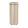 Poubelle à couvercle tactile TOUCH BIN NEW 30 l, champagne, Brabantia