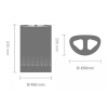 Bac à linge SELECTOR 55 l, blanc, Brabantia