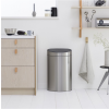 Poubelle à couvercle tactile TOUCH BIN NEW 40 l, résistant aux traces de doigts, acier mat, Brabantia