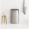 Poubelle à couvercle tactile TOUCH BIN NEW 40 l, anti-traces, acier mat, Brabantia