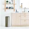 Poubelle à couvercle tactile TOUCH BIN NEW 30 l, platine, Brabantia
