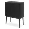 Poubelle à couvercle tactile BO 11 + 23 l, noir mat, Brabantia