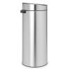 Poubelle à couvercle tactile TOUCH BIN NEW 30 l, acier mat, Brabantia