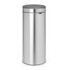 Poubelle à couvercle tactile TOUCH BIN NEW 30 l, acier mat, Brabantia