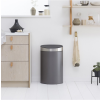 Poubelle à couvercle tactile TOUCH BIN NEW 40 l, platine / argent, Brabantia