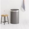 Poubelle à couvercle tactile TOUCH BIN NEW 40 l, platine mat, Brabantia