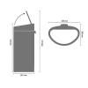Poubelle à couvercle tactile TOUCH BIN NEW 40 l, platine mat, Brabantia