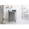 Poubelle à couvercle tactile BO 2 x 30 l, acier mat, Brabantia