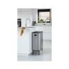 Poubelle à couvercle tactile BO 2 x 30 l, acier mat, Brabantia