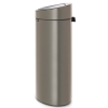 Poubelle à couvercle tactile TOUCH BIN NEW 40 l, platine, Brabantia