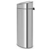 Poubelle à couvercle tactile TOUCH BIN NEW 40 l, acier, Brabantia