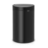 Poubelle à couvercle tactile TOUCH BIN NEW 40 l, noir mat, Brabantia