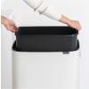 Poubelle à couvercle tactile BO 60 l, blanc, Brabantia