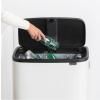 Poubelle à couvercle tactile BO 60 l, blanc, Brabantia