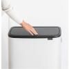 Poubelle à couvercle tactile BO 60 l, blanc, Brabantia