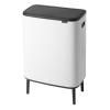 Poubelle à couvercle tactile BO 60 l, blanc, Brabantia