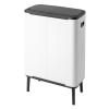 Poubelle à couvercle tactile BO 60 l, blanc, Brabantia