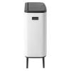 Poubelle à couvercle tactile BO 60 l, blanc, Brabantia