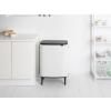 Poubelle à couvercle tactile BO 60 l, blanc, Brabantia