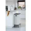 Poubelle à couvercle tactile BO 60 l, blanc, Brabantia
